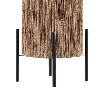 Kai 16.5" Coastal Minimalist Rattan LED Table Lamp - JONATHAN Y